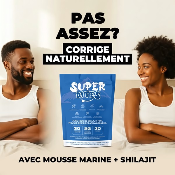 A 1:1 ratio static ad showing a couple and the supplement product with a problem-solution headline.
