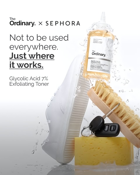 exfoliating toner, glycolic acid toner, facial toner, acid toner, skincare toner, chemical exfoliant, face toner, brand awareness, product launch, minimalist, fresh, trustworthy, neutral, yellow