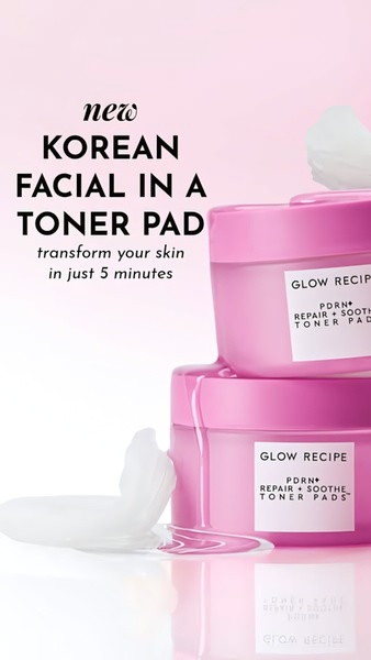 toner pads, facial pads, skincare pads, face toner, exfoliating pads, beauty pads, skin treatment pads, new arrival, product launch, minimalist, fresh, calm, pink, pastel