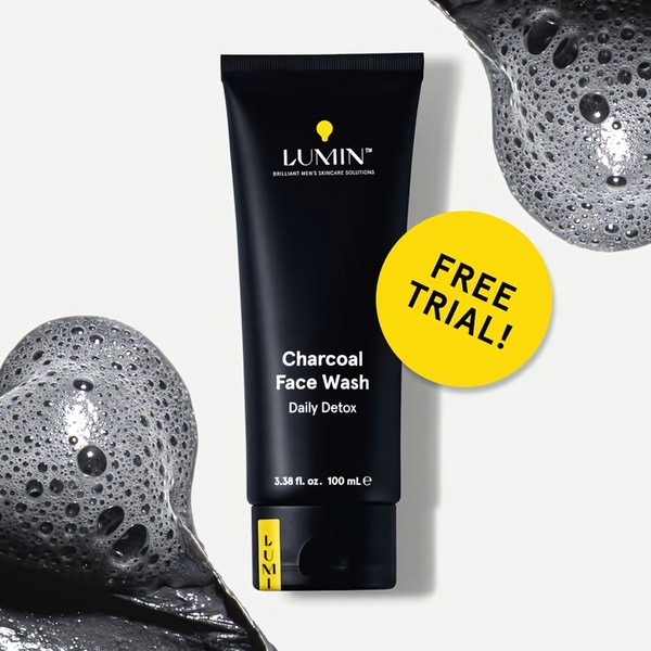 face wash, facial cleanser, face cleaner, charcoal face wash, daily cleanser, detox face wash, skincare cleanser, free shipping, minimalist, trustworthy, black, yellow
