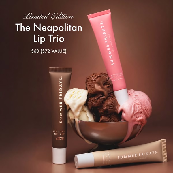 lip care, lip balm, lip treatment, lip set, cosmetics, beauty products, skincare, limited time deal, bundle offer, minimalist, luxurious, warm, brown, pink