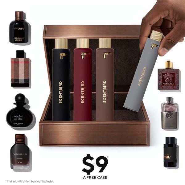 cologne subscription, fragrance subscription, perfume subscription, cologne service, fragrance box, scent subscription, cologne delivery, bundle offer, limited time deal, minimalist, luxurious, brown, gold, neutral
