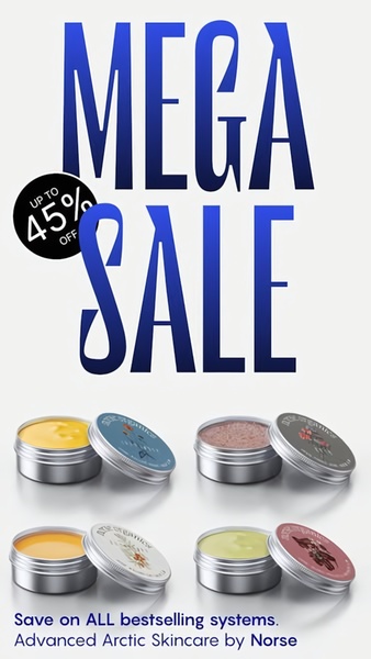 skincare balm, face balm, skin balm, skincare tin, beauty balm, moisturizing balm, skincare product, sale promotion, bestseller push, minimalist, bold, trustworthy, blue, neutral