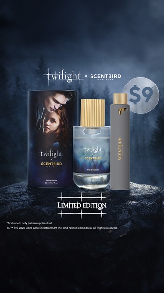 perfume, cologne, fragrance, eau de parfum, scent, body spray, product launch, limited time deal, minimalist, luxurious, blue, gold