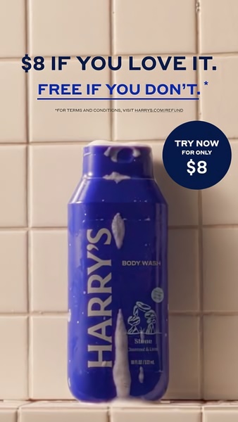 This vertical ad uses a bold, text-centric value proposition overlaid on a clean product shot to minimize purchase friction.