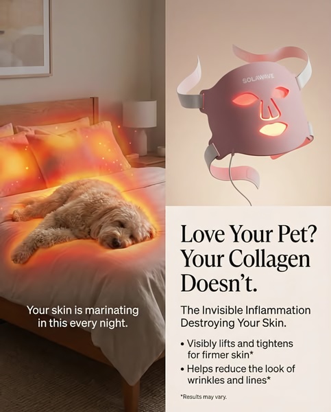 led face mask, light therapy mask, red light therapy, facial led device, skincare mask, anti-aging mask, led beauty device, product launch, lifestyle, warm, luxurious, orange, neutral