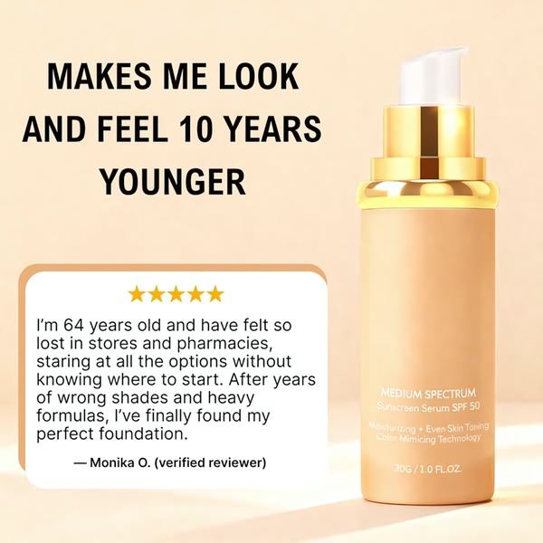 foundation, makeup base, face makeup, liquid foundation, cosmetic foundation, social proof, minimalist, trustworthy, warm, neutral, gold
