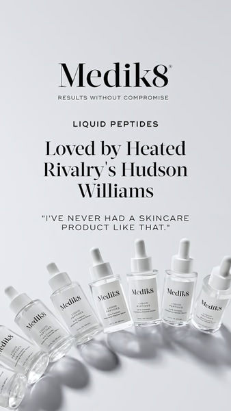 liquid peptides, peptide serum, skincare serum, anti-aging serum, facial serum, peptide treatment, skin peptides, social proof, brand awareness, minimalist, luxurious, trustworthy, neutral