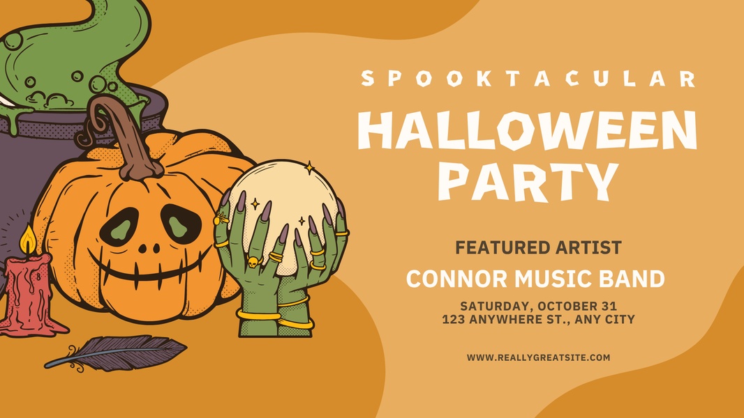 Spooktacular Halloween Party Invitation