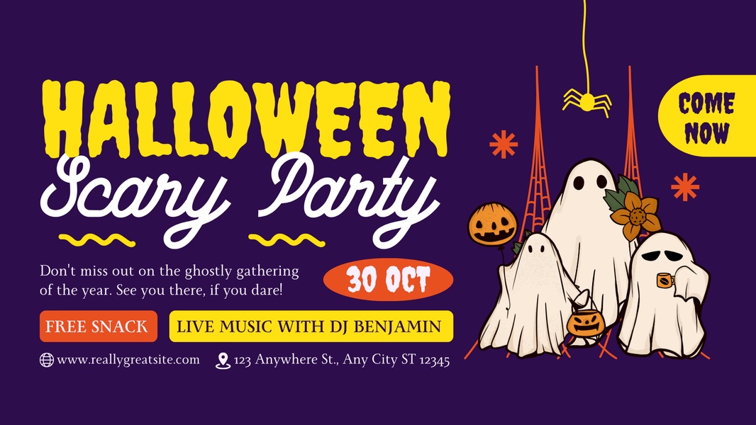 Halloween Scary Party Flyer