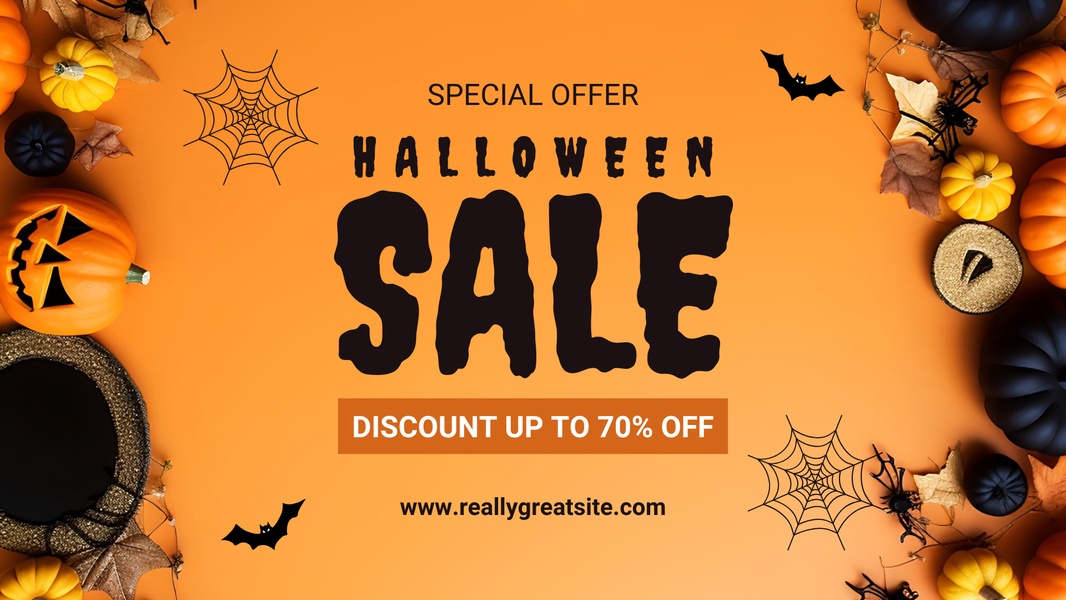 A festive, high-contrast promotional creative utilizing classic holiday motifs and a clear, bold offer to drive seasonal conversions.