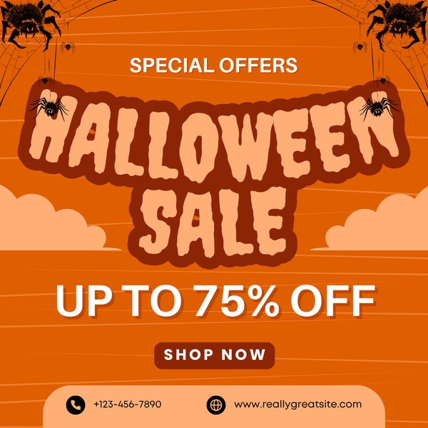 Halloween Flash Sale Promotion