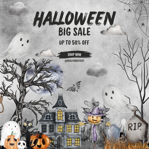 Halloween Big Sale Promotion
