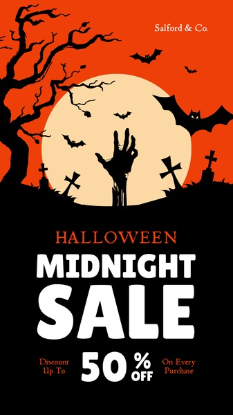 Halloween Midnight Sale