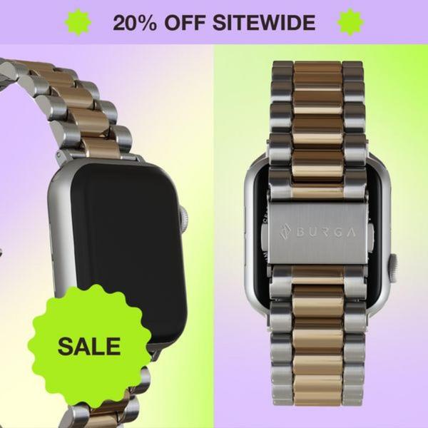 watch band, watch strap, smartwatch band, metal watch band, replacement band, watch bracelet, apple watch band, sale promotion, minimalist, energetic, green, purple