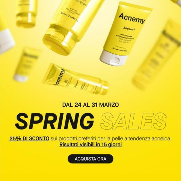 skincare products, face cream, moisturizer, acne treatment, facial care, skin care, beauty products, sale promotion, minimalist, energetic, fresh, yellow, spring campaign