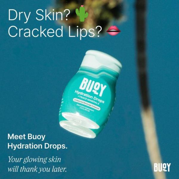hydration drops, face serum, skincare drops, moisturizing serum, facial hydration, skin drops, beauty serum, product launch, minimalist, fresh, trustworthy, blue, green