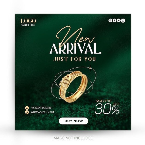 New Arrival Gold Ring Promotion