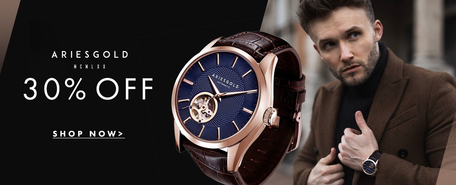 analog watch, leather watch, automatic watch, mens wrist watch, dress watch, discount offer, lifestyle, editorial, luxurious, bold, black, brown, blue