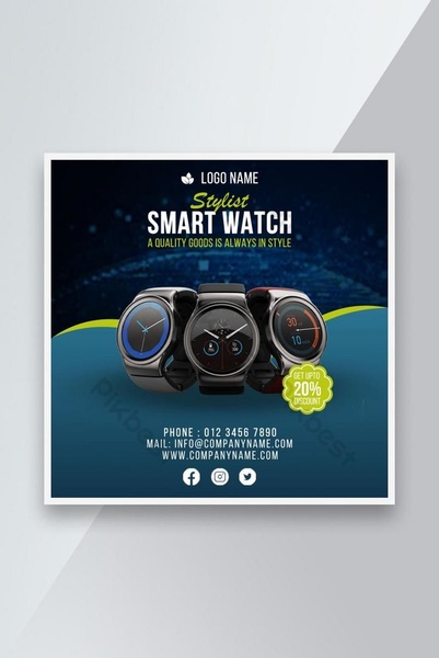 smart watch, digital watch, fitness tracker, wearable tech, smartwatch, discount offer, minimalist, energetic, bold, blue, green, neutral