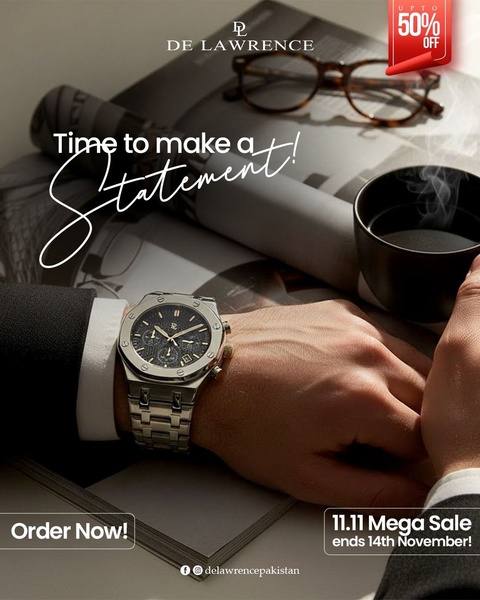 wrist watch, mens watch, chronograph watch, metal watch, analog watch, holiday sale, discount offer, lifestyle, editorial, luxurious, bold, neutral, black