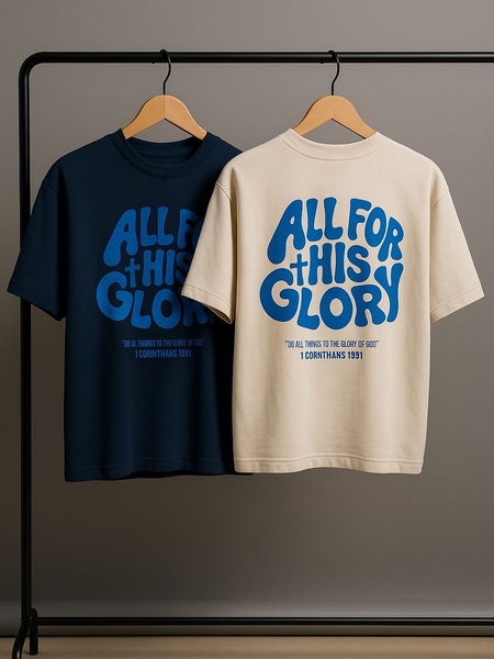 graphic t-shirt, cotton t-shirt, crewneck t-shirt, printed shirt, short sleeve shirt, new arrival, minimalist, calm, trustworthy, neutral, blue