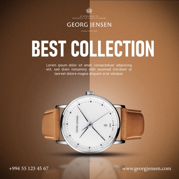 wrist watch, analog watch, leather watch, dress watch, mens watch, bestseller push, minimalist, editorial, luxurious, trustworthy, brown, neutral