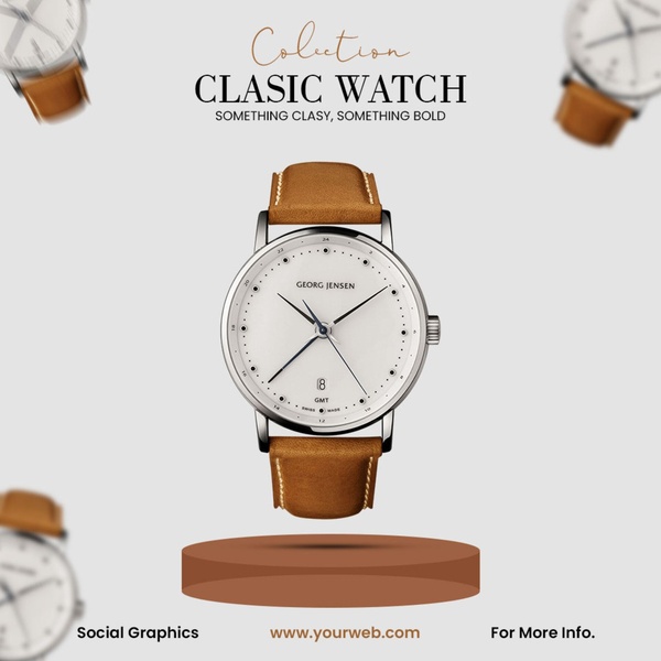wrist watch, leather strap watch, analog watch, mens watch, classic watch, brand awareness, bestseller push, minimalist, luxurious, trustworthy, neutral, brown