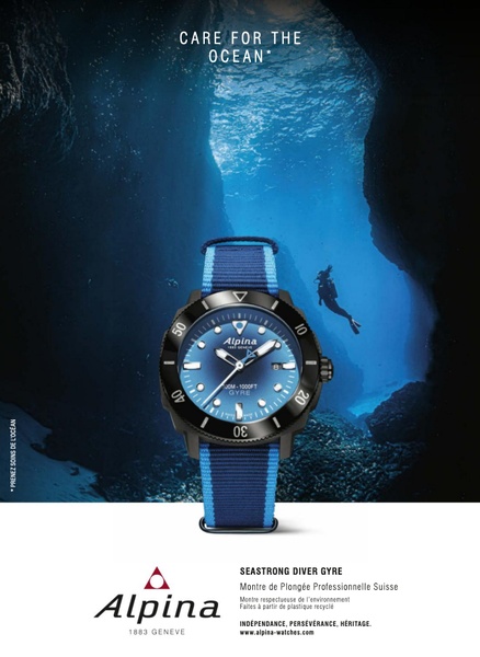 diving watch, analog watch, mens watch, wrist watch, waterproof watch, brand awareness, editorial, calm, luxurious, blue, black, neutral
