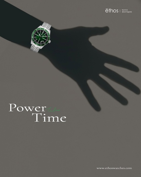 analog watch, stainless steel watch, luxury watch, sports watch, wrist watch, brand awareness, minimalist, editorial, luxurious, bold, neutral, green