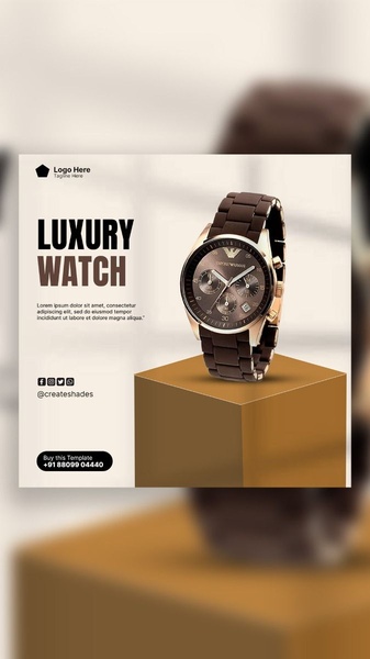wrist watch, analog watch, mens watch, luxury watch, chronograph watch, bestseller push, minimalist, luxurious, trustworthy, neutral, brown