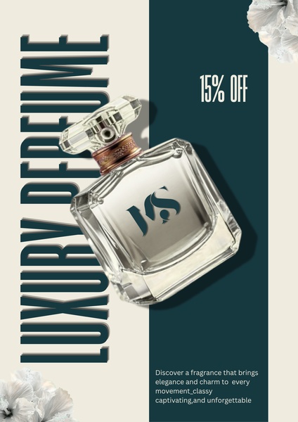 perfume, cologne, fragrance, scent, eau de parfum, discount offer, editorial, minimalist, luxurious, calm, neutral, blue
