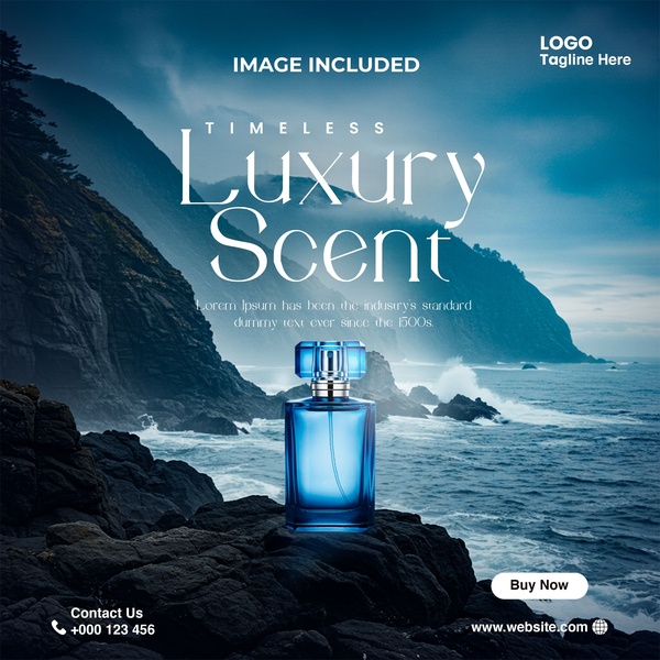 perfume, cologne, fragrance, scent, eau de toilette, brand awareness, lifestyle, luxurious, calm, blue, neutral