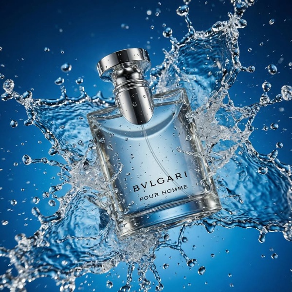 cologne for men, men's fragrance, perfume, scent, eau de toilette, brand awareness, minimalist, editorial, fresh, luxurious, blue