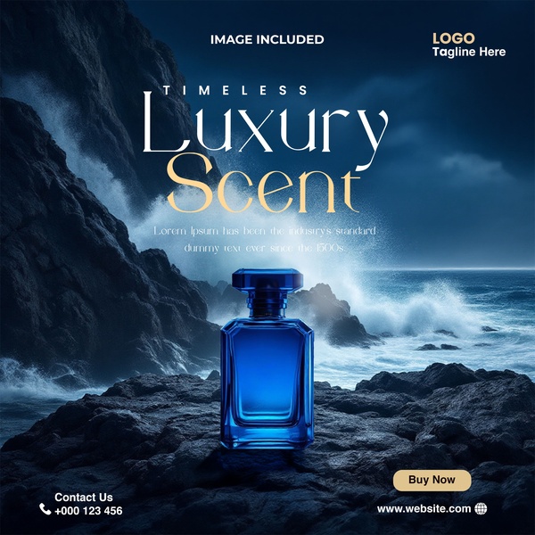 perfume bottle, cologne, fragrance, scent, eau de toilette, brand awareness, editorial, lifestyle, luxurious, bold, blue, neutral