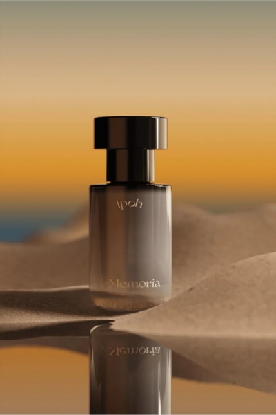 perfume bottle, fragrance bottle, cologne bottle, glass perfume bottle, scent container, minimalist, editorial, luxurious, calm, neutral, orange