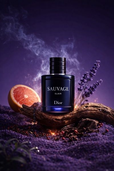 mens cologne, perfume, fragrance, scent, eau de parfum, bestseller push, editorial, luxurious, bold, purple, brown