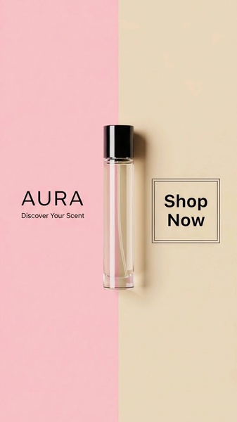 perfume, fragrance, cologne, scent, eau de parfum, brand awareness, minimalist, calm, fresh, pink, neutral