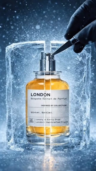 perfume, cologne, fragrance, extrait de parfum, scent, brand awareness, editorial, minimalist, luxurious, bold, blue, neutral