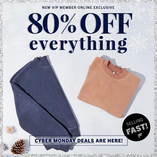80% Off Everything Sweater Sale
