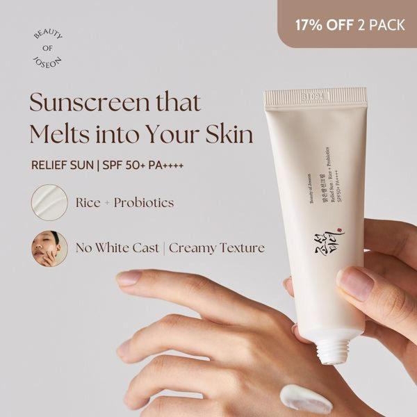 sunscreen, sun protection, spf cream, facial sunscreen, sunblock, uv protection, sun care, bundle offer, sale promotion, lifestyle, minimalist, calm, trustworthy, neutral, brown