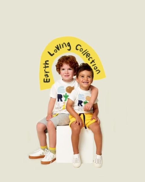 t-shirt, graphic tee, short sleeve shirt, toddler top, kids clothing, brand awareness, lifestyle, playful, fresh, neutral, yellow