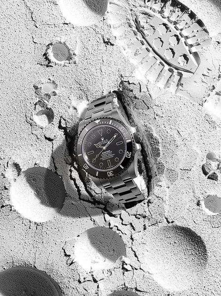 luxury wristwatch, analog watch, stainless steel watch, sport watch, waterproof watch, brand awareness, editorial, luxurious, bold, neutral