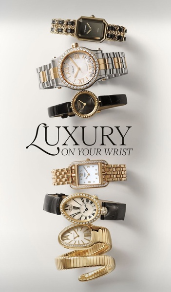 luxury watches, wrist watches, dress watches, designer watches, analog watches, brand awareness, minimalist, editorial, luxurious, calm, neutral, gold