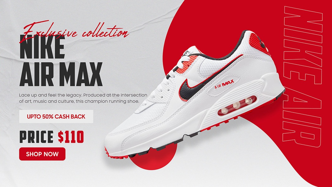 A 16:9 product-focused ad featuring a clean white-on-red split background, aggressive pricing, and high-contrast typography to drive click-throughs.