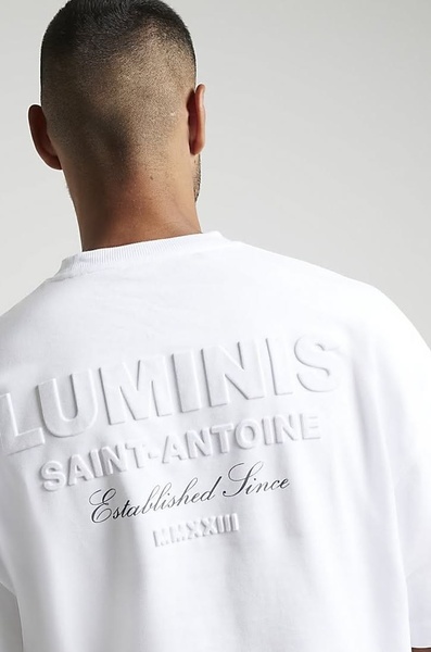 white t-shirt, graphic tee, cotton shirt, crewneck t-shirt, short sleeve shirt, brand awareness, minimalist, lifestyle, calm, trustworthy, neutral