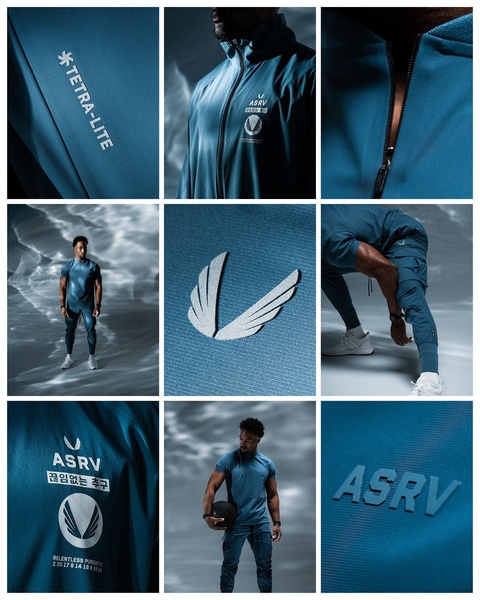 athletic shirt, jogger pants, workout clothing, sports apparel, gym outfit, bestseller push, editorial, lifestyle, bold, trustworthy, blue, neutral