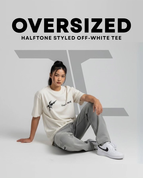 oversized t-shirt, graphic tee, cotton t-shirt, casual tee, short sleeve shirt, new arrival, brand awareness, minimalist, lifestyle, trustworthy, bold, neutral