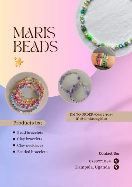 This ad creative utilizes a multi-image collage format to present a variety of handmade jewelry designs in a single, visually organized display.