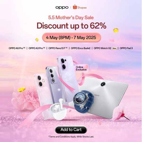 smartphones, wireless earbuds, smartwatch, tablet computer, mobile devices, holiday sale, discount offer, editorial, minimalist, energetic, fresh, pink, purple, mother's day